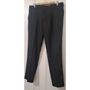 Gap mens 33×30 gray dress pants ITALIAN WOOL straight trousers work office